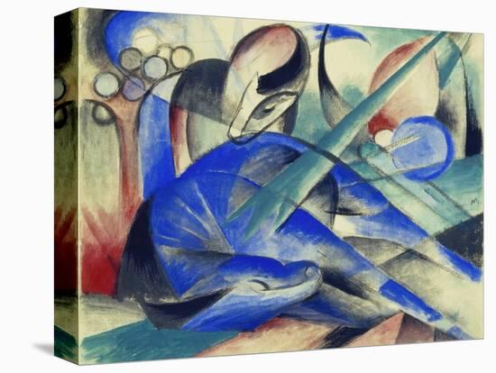 Dreaming Horse (Träumendes Pferd). 1913-Franz Marc-Premier Image Canvas