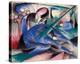 Dreaming Horse-Franz Marc-Stretched Canvas