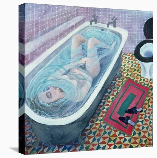 Dreaming in the Bath, 1991-Lucy Raverat-Premier Image Canvas