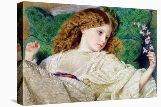Dreams, C.1861 (W/C, Bodycolour and Gum over Graphite on Card) (See 133888)-Sir Frederick William Burton-Premier Image Canvas