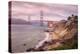 Dreamy Walk to Golden Gate-Vincent James-Premier Image Canvas
