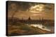 Dresden by Moonlight-Johan Christian Clausen Dahl-Premier Image Canvas