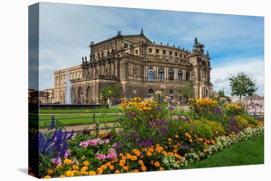 Dresden, Semperoper, Summer-Catharina Lux-Premier Image Canvas
