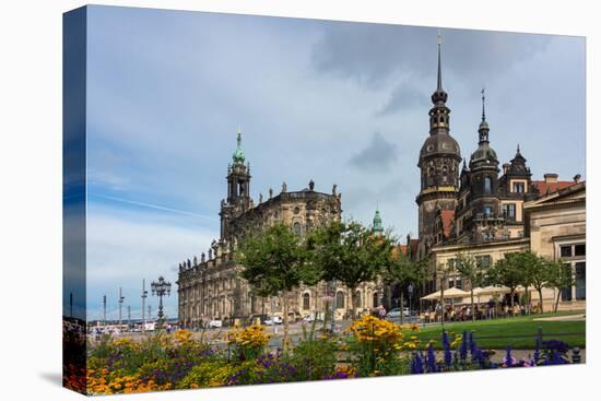 Dresden, Summer, Dresden Cathedral, Castle-Catharina Lux-Premier Image Canvas