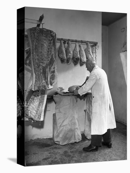 Dressing Meat for Sale, Rawmarsh, South Yorkshire, 1955-Michael Walters-Premier Image Canvas