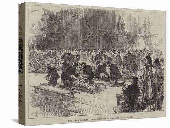 Drill of Volunteer Ambulance Corps at Guildhall-Charles Robinson-Premier Image Canvas