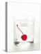 Drink with Ice Cubes and Cocktail Cherry-null-Premier Image Canvas