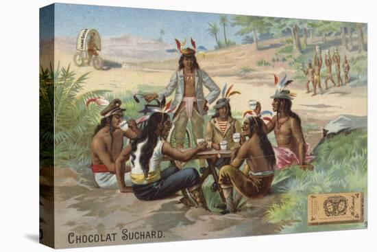 Drinking Suchard Chocolate-null-Premier Image Canvas