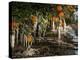 Drip Irrigation Creates Icicles and Forms an Insulation and Way of Protecting Oranges on the Trees-Gary Kazanjian-Premier Image Canvas