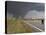 Driver Slows as a Tornado Crosses the Highway in Beaver County, Oklahoma-null-Premier Image Canvas