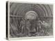 Driving the Tunnels of the London and Southwark Sub-Railway under the Thames-null-Premier Image Canvas