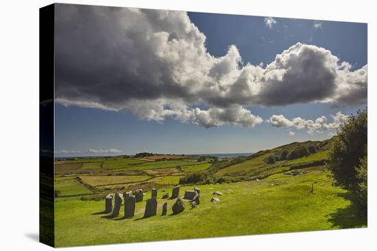 Drombeg stone circle, near Clonakilty, County Cork, Munster, Republic of Ireland, Europe-Nigel Hicks-Premier Image Canvas