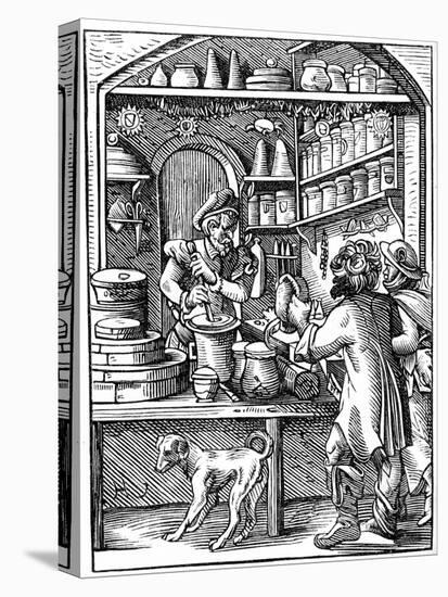 Druggist, 16th Century-Jost Amman-Premier Image Canvas