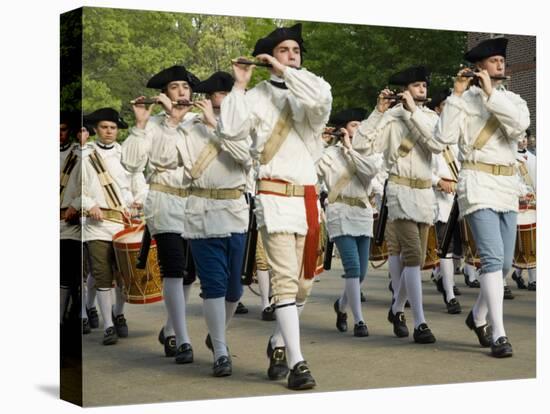 Drum And Fife Parade, Williamsburg, Virginia, USA-Merrill Images-Premier Image Canvas