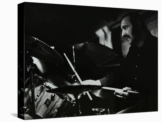 Drummer Alan Jackson Playing at the Stables, Wavendon, Buckinghamshire-Denis Williams-Premier Image Canvas