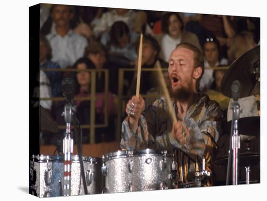 Drummer Ginger Baker of the Band Blind Faith in Concert at the Los Angeles Forum-John Olson-Premier Image Canvas