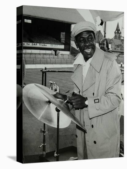 Drummer Mickey Roker at the Newport Jazz Festival, Ayresome Park, Middlesbrough, 1978-Denis Williams-Premier Image Canvas