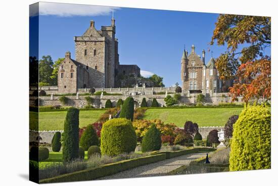 Drummond Castle, Perthshire, Scotland, Great Britain-null-Stretched Canvas