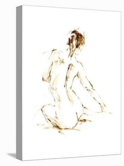 Drybrush Figure Study I-Ethan Harper-Stretched Canvas