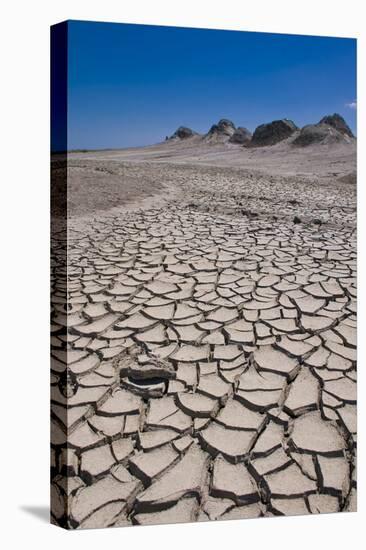 Drying Mud Stream Originating from a Mud Volcano, Qobustan, Azerbaijan-Michael Runkel-Premier Image Canvas