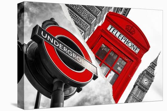 Dual Torn Posters Series - London-Philippe Hugonnard-Premier Image Canvas