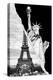 Dual Torn Posters Series - Paris - New York-Philippe Hugonnard-Premier Image Canvas