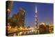 Dubai Burj Khalifa and Skyscrapers at Night, Dubai City, United Arab Emirates, Middle East-Neale Clark-Premier Image Canvas