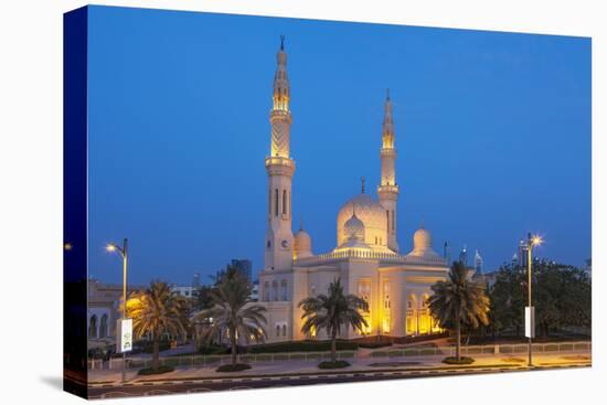 Dubai Jumeirah Mosque at Night, Dubai, United Arab Emirates, Middle East-Neale Clark-Premier Image Canvas