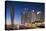 Dubai Marina at Twilight with the Cayan Tower (Infinity Tower)-Cahir Davitt-Premier Image Canvas