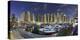 Dubai Marina, Night Photography, Yachts, Tower, Hotels-Axel Schmies-Premier Image Canvas