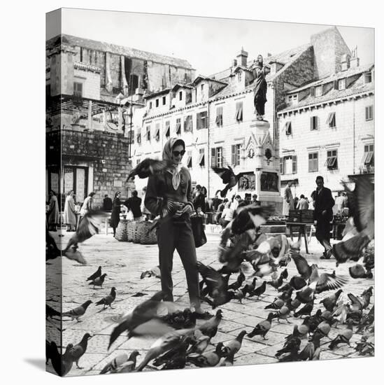 Dubrovnik's Marketplace-null-Premier Image Canvas