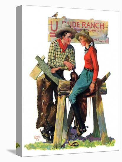 "Dude Ranchers,"July 23, 1932-Charles Hargens-Premier Image Canvas