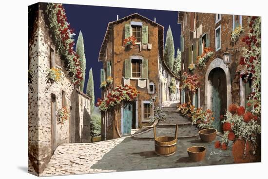 Due Strade al Mattino-Guido Borelli-Premier Image Canvas