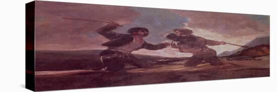 Duel with Clubs-Francisco de Goya-Premier Image Canvas