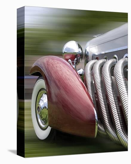 Duesenberg in Motion-Richard James-Stretched Canvas