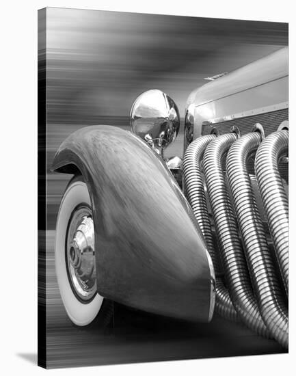 Duesenberg in Motion-Richard James-Stretched Canvas