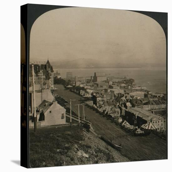 'Dufferin Terrace, Old Town and St. Lawrence River from the Citadel, Quebec, Canada', 1906-Unknown-Premier Image Canvas