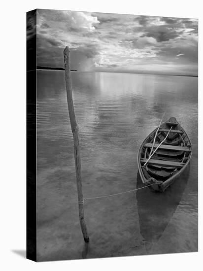 Dug Out Canoe Used by Local Fishermen Pulled Up on Banks of Rio Tarajos, Tributary of Amazon River-Mark Hannaford-Premier Image Canvas