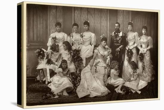 Duke and Duchess of York with Bridesmaids-null-Premier Image Canvas