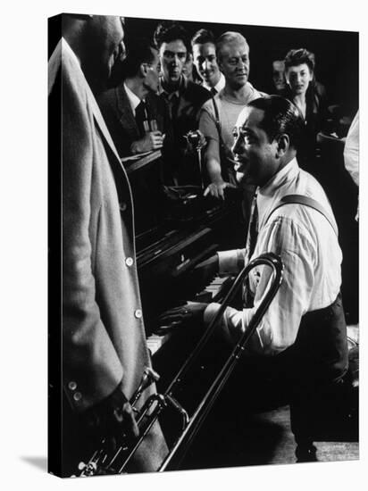 Duke Ellington Playing Sophisticated Lady-Gjon Mili-Premier Image Canvas