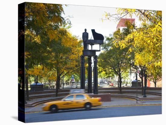 Duke Ellington Statue, Frawley Circle, Harlem, Manhattan, New York City, USA-Jon Arnold-Premier Image Canvas