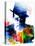 Duke Ellington Watercolor-Jack Hunter-Stretched Canvas