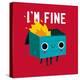 Dumpster Is Fine-Michael Buxton-Stretched Canvas