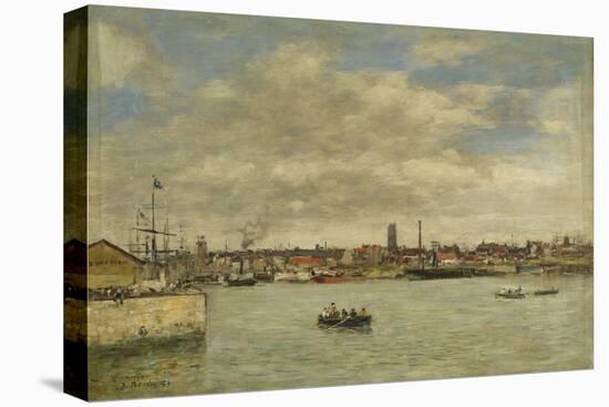 Dunkerque, 1889 (Oil on Canvas)-Eugene Louis Boudin-Premier Image Canvas