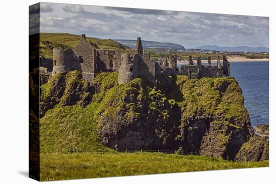 Dunluce Castle, near Portrush, County Antrim, Ulster, Northern Ireland, United Kingdom, Europe-Nigel Hicks-Premier Image Canvas