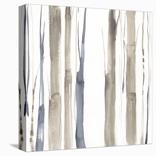 Duo Tone Trees II-null-Stretched Canvas