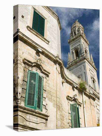 Duomo Campanile, Piazza del Duomo, Lecce, Puglia, Italy-Walter Bibikow-Premier Image Canvas