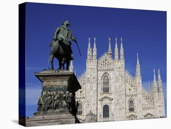 Duomo, Milan, Lombardy, Italy, Europe-Vincenzo Lombardo-Premier Image Canvas