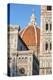 Duomo Santa Maria Del Fiore and Giotto's Campanile in Florence, Tuscany, Italy-null-Premier Image Canvas