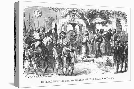 Dupleix Meeting the Soudhabar of the Deccan-Alphonse Marie de Neuville-Premier Image Canvas